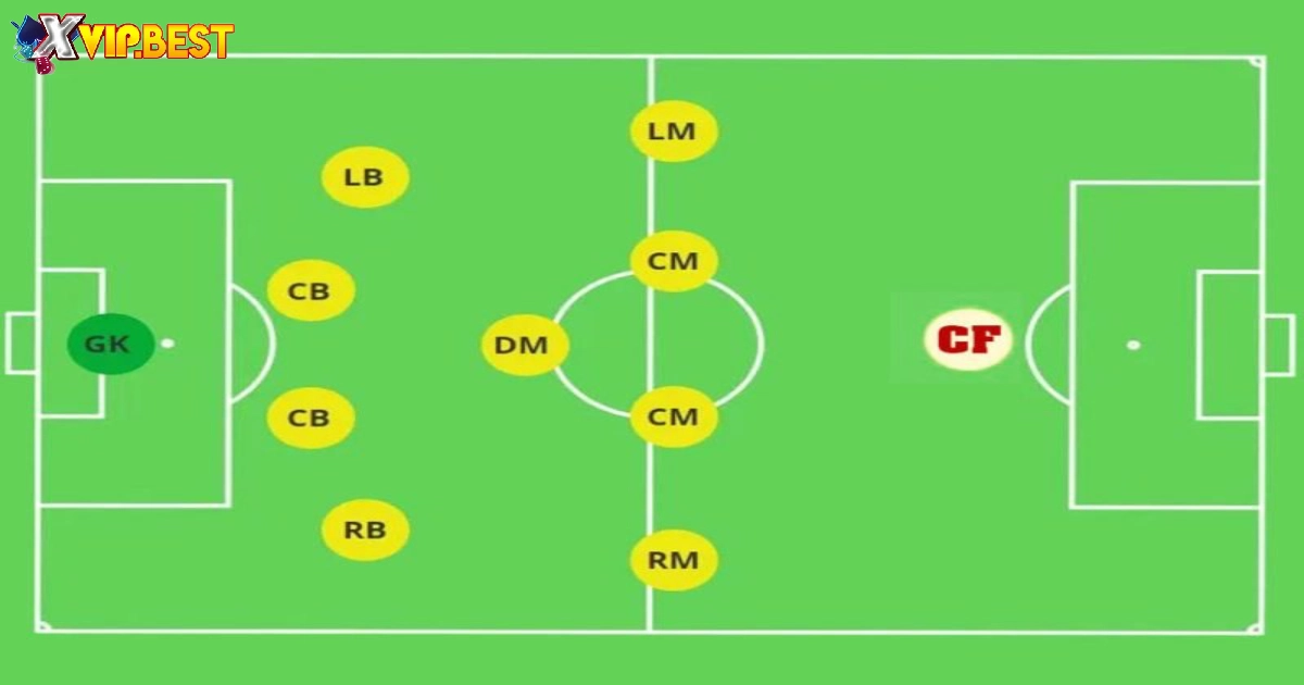 RM Là Gì? Cách Vận Hành Trong Đội Hình Bóng Đá Tại XVIP 3 Khi nào đội bóng sử dụng RM (Right Midfielder – Tiền Vệ Phải)?